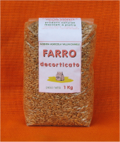 Farro decorticato in sacchetto trasparente 1kg